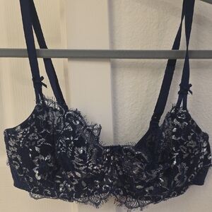 Victoria's Secret Navy Lace Bra
